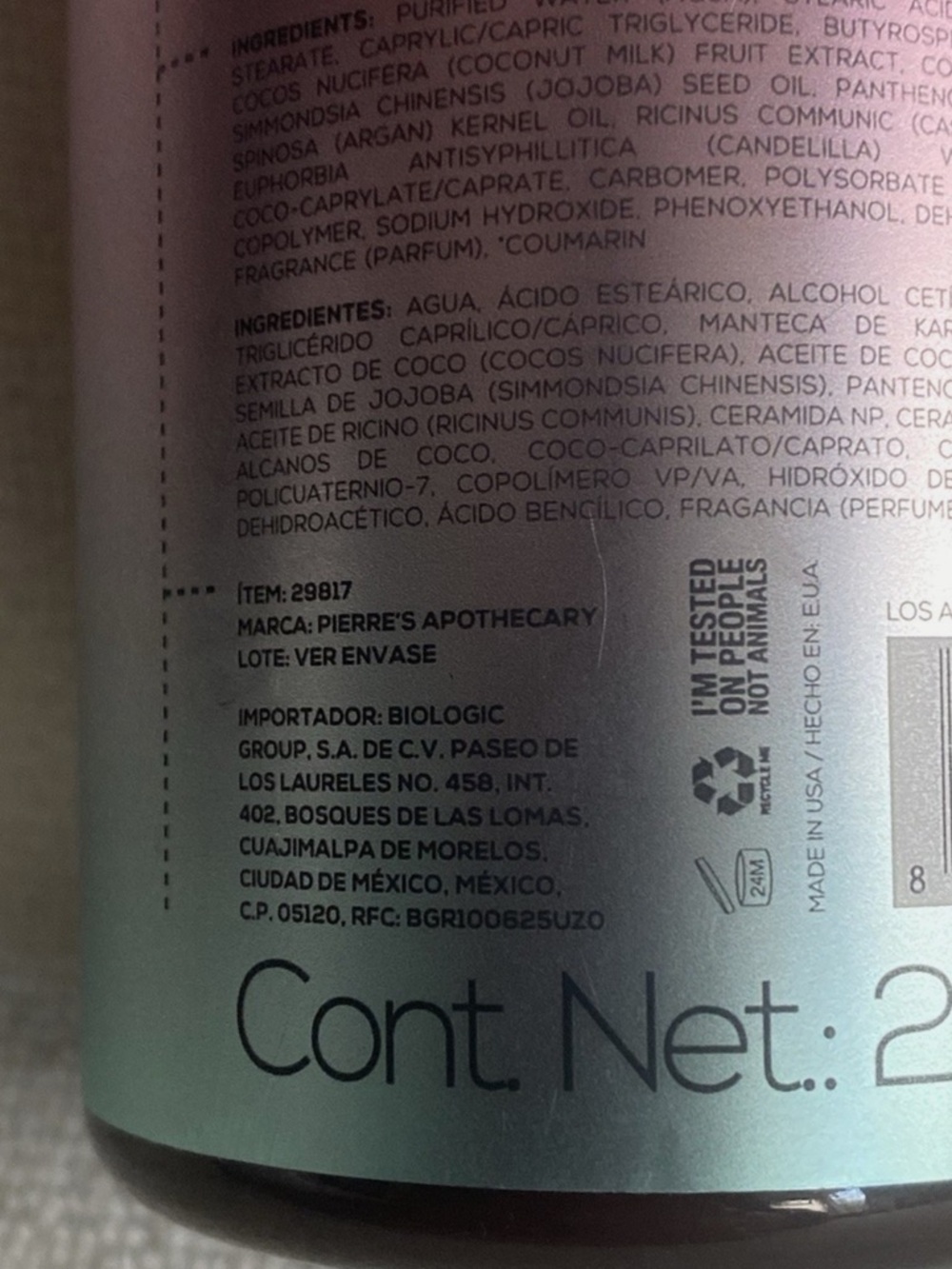 Pierre’s Apothecary Repairing Styling Cream 8 Oz. - Picture 3 of 3